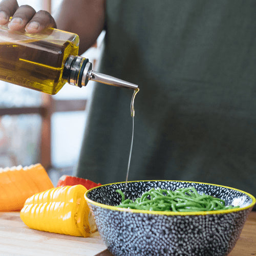 Matcha Handmade Noodles with Light Miso Sauce
