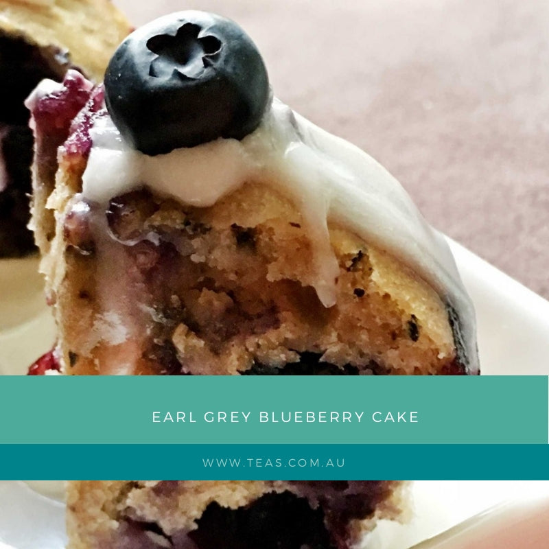 Earl Grey Blueberry Cake