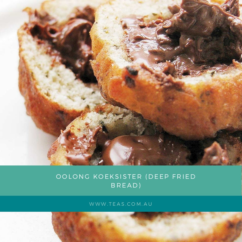 Oolong Koeksisters (deep fried bread) - A family favourite
