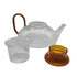 Teapot Set - Amber Glass - 600ml
