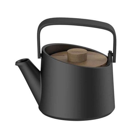 Teapot Set - Ceramic - 800ml - Black