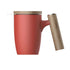 Infuser Mug - Ceramic - 450ml - Red