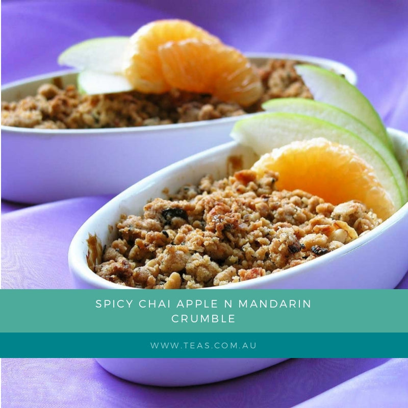 Spicy Chai Apple n Mandarin Crumble– Teas.com.au